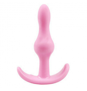Soft Rubber Anal Plug For Men & Women Multimodels Available (Happy Sailor - Pink)